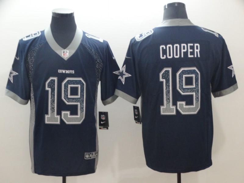 Men's Dallas Cowboys Amari Cooper #19 Navy Jersey